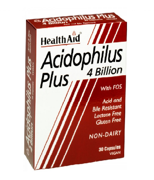 Acidophilus Plus 4 Billion - 30 Cápsulas